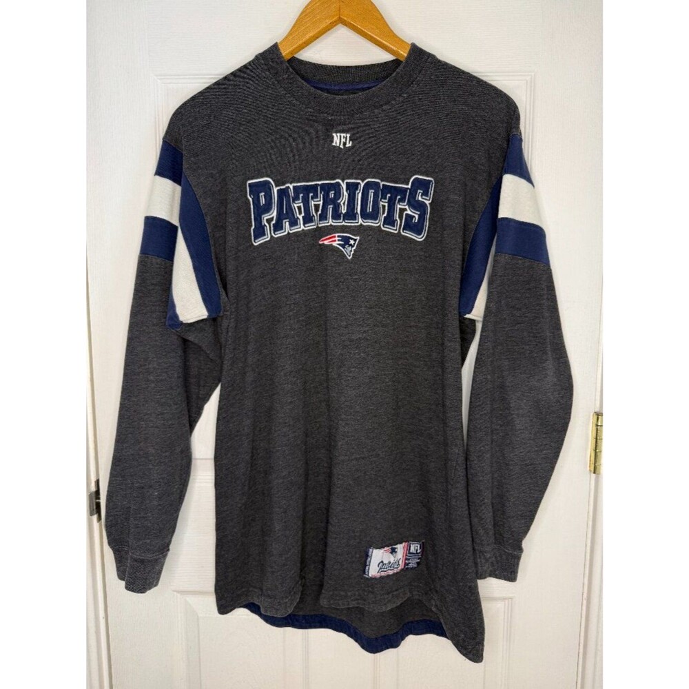 RETRO New England Patriots PATRIOTS Stitched Graphic NFL Jersey Shirt - Large